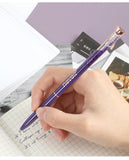 Black Pen Metal Pendant Pen Ins Japanese Color Gel Pen Blue Black Pen Color Pen Color Pen