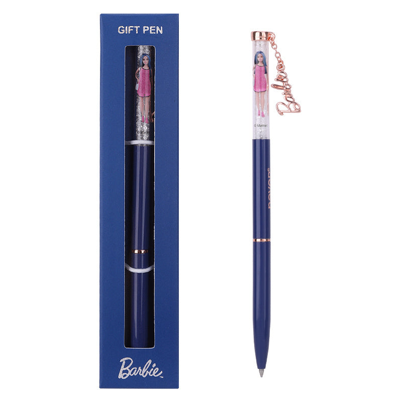 Black Pen Metal Pendant Pen Ins Japanese Color Gel Pen Blue Black Pen Color Pen Color Pen