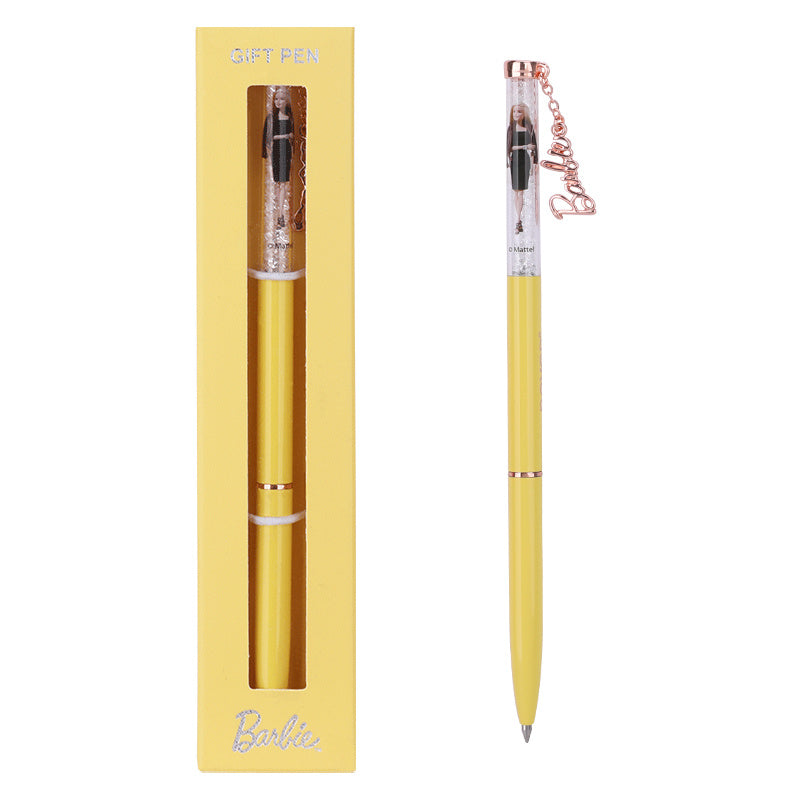 Black Pen Metal Pendant Pen Ins Japanese Color Gel Pen Blue Black Pen Color Pen Color Pen
