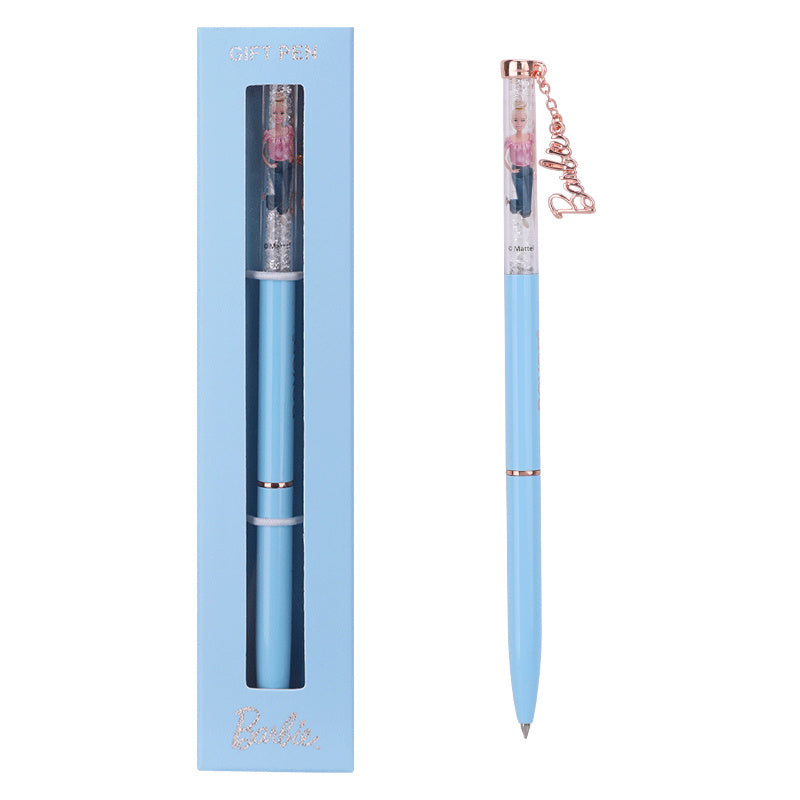 Black Pen Metal Pendant Pen Ins Japanese Color Gel Pen Blue Black Pen Color Pen Color Pen