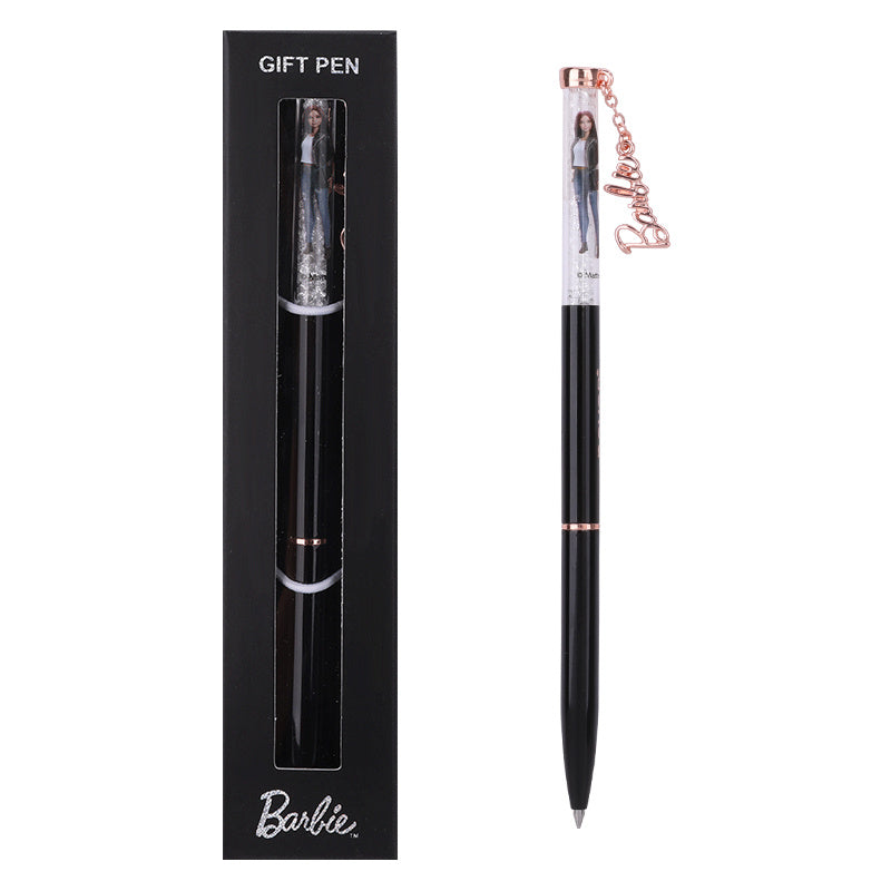 Black Pen Metal Pendant Pen Ins Japanese Color Gel Pen Blue Black Pen Color Pen Color Pen