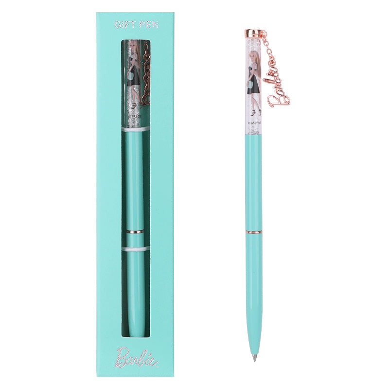 Black Pen Metal Pendant Pen Ins Japanese Color Gel Pen Blue Black Pen Color Pen Color Pen