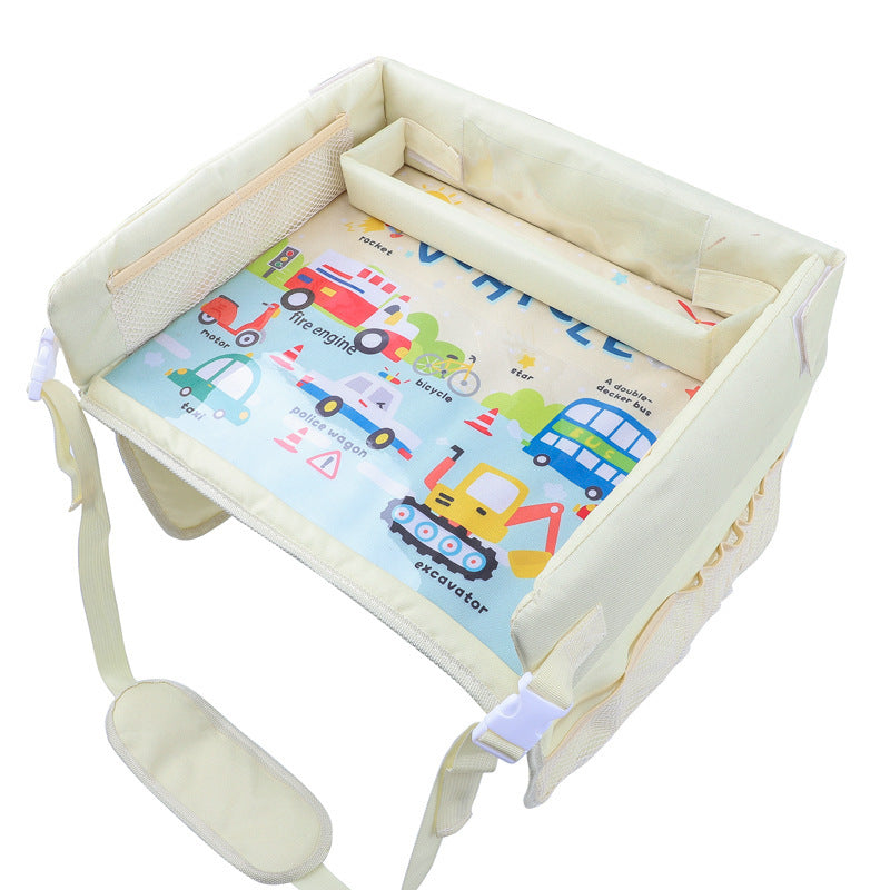 Multifunctional Storage Table For Baby Safety Seat And Stroller