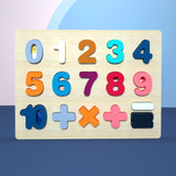 3D Puzzles Cartoon Animals Montessori Wooden Puzzles Hand Grab Boards Tangram Jigsaw Educational Toy