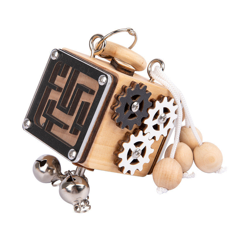 New Busy Block Gift Gifts Boys And Girls Use Their Brains Baby Early Education Educational Building Blocks Children's Wooden Toys