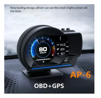 Head-up Display Gps High-definition Speed ​​Water Temperature Turbine Monitoring