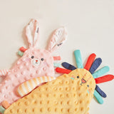 Baby Appease Towel Nursing Teether Kawaii Bunny Ears Newborn Face Towel Baby Toddler Comfort Sleeping Cuddling Towel Doll Toys