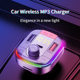 Мошин MP3 Bluetooth Player PD QC3.0 пуркунандаи барқи мошин
