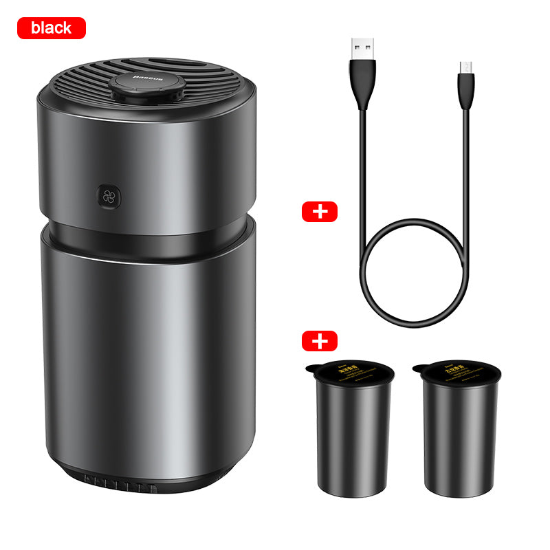 Breeze Car Fan Aromatherapy Purification Formaldehyde Skin care lotion Car Perfume Small Fan Car Decoration