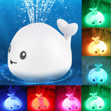 New Baby ҳаммом ванна барқ ​​Induction Whale Spray Toy хурд