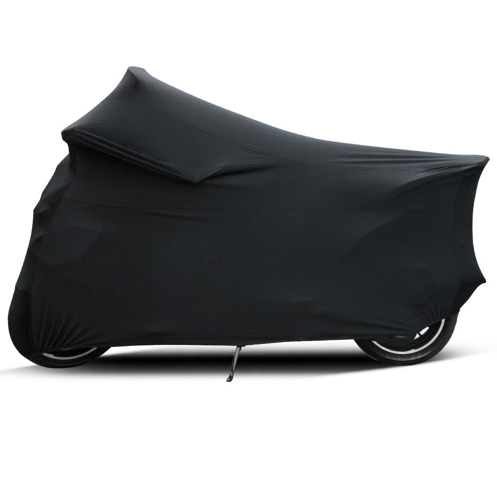 Four-Sided Stretch Cloth Motorcycle Jacket For Indoor Use, Tight-Fitting Stretch Motorcycle Cover