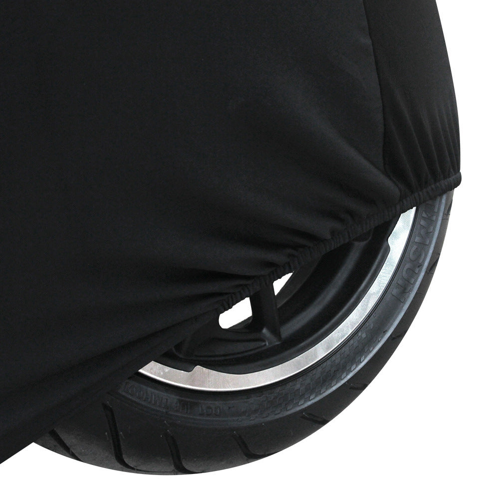 Four-Sided Stretch Cloth Motorcycle Jacket For Indoor Use, Tight-Fitting Stretch Motorcycle Cover