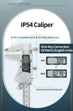 Electronic Digital Display Digital Vernier Caliper 0-150 Stainless Steel Waterproof Industrial High-precision Measuring Tool