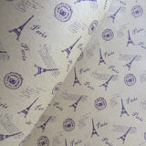 Wholesale Kraft Paper English Newspaper Cartoon Bouquet Wrapping Paper Small Gift Wrapping Paper Bag Book Cover Packaging Material