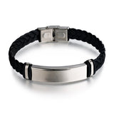 Personalized Jewelry Custom Bracelet for Women Men PU Leather Bracelet