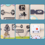 Children'S Busy Board Baby Early Education Puzzle Cognitive Training Fine Movement Unlock Toy