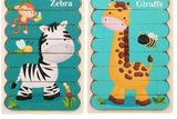 Early Childhood Education Cartoon Fun Puzzle Board Creative Building Block Training Manual Brain Educational Toys