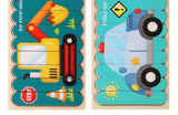 Early Childhood Education Cartoon Fun Puzzle Board Creative Building Block Training Manual Brain Educational Toys