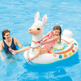 Alpaca Mounts Water Inflatable Mounts Animal Adults Net Celebrity Swimming Ring