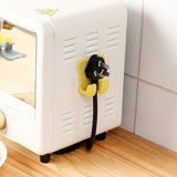 Punch Free Power Socket Hook Strong And Seamless Cartoon Plug Hook Kitchen Bear Plug Storage Hook