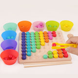 Wooden Beads Toys, Xiaoxiaole, Two In One, Attention Training, Early Education, Children'S Educational Aids