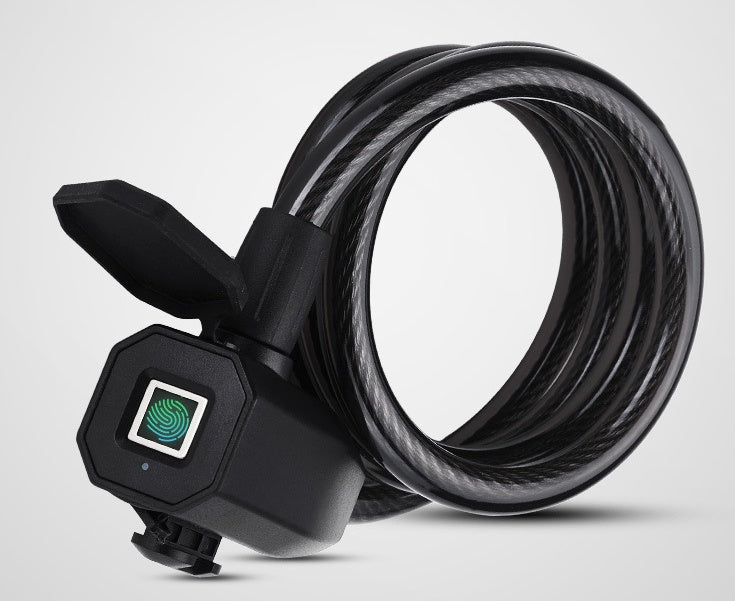 Source Manufacturer Smart Fingerprint Bluetooth Lock Steel Cable Lock Mountain Bike Lock Electric Car Lock Bicycle Lock Scooter Lock
