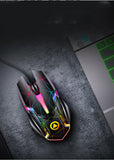 Silver carving G6 wired USB luminous mouse game computer accessories cross border wholesale manufacturer spot eBay