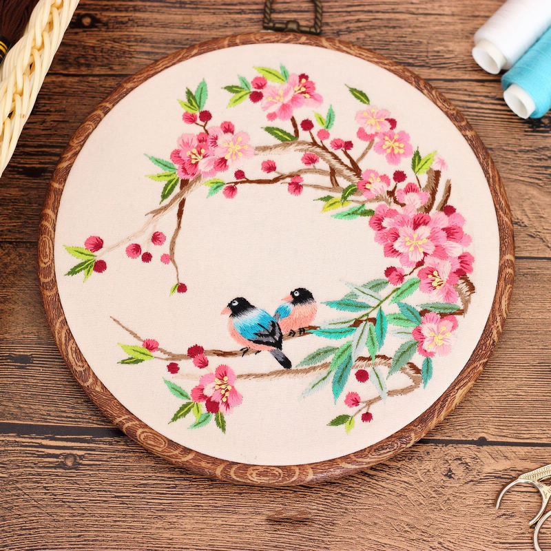 Hand-Embroidered Material Package Chinese Style Needlework Suit