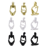Abstract Thinker Creative Resin Sculpture Statue Character Craft Jewelry Sandstone Statue Decoration