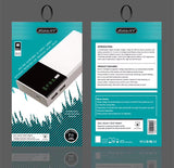 Бонки нави барқи 20000Mah Бонки барқии Black Райс Банки барқии фармоишӣ