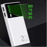 Бонки нави барқи 20000Mah Бонки барқии Black Райс Банки барқии фармоишӣ