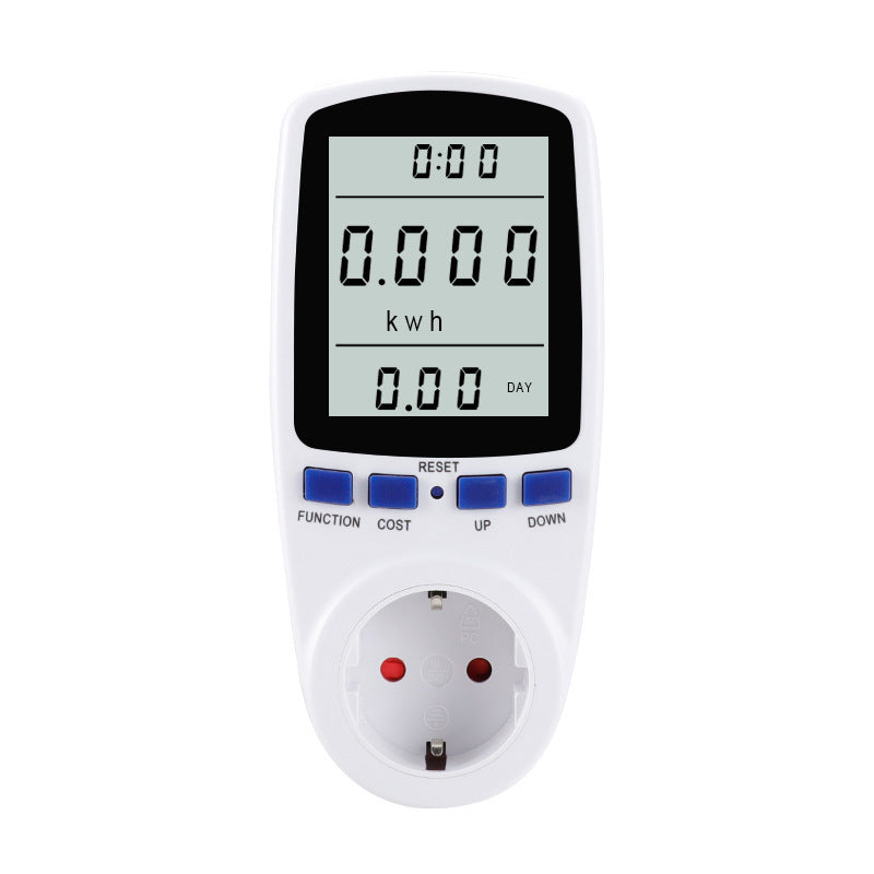 220V AC ИА рақамии LCD Ҳисобкунаки барқии ваттметр ваттметри ватт КВт Ҳисобкунаки энергетикӣ FR ИМА UK AU BR Анлизатори ченкунии баромади барқ