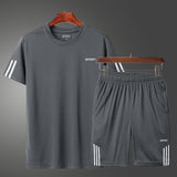 Summer Short-Sleeved Suit Men's Thin Section Breathable New Casual T-Shirt Clothes Men's Trend Summer T-Shirt