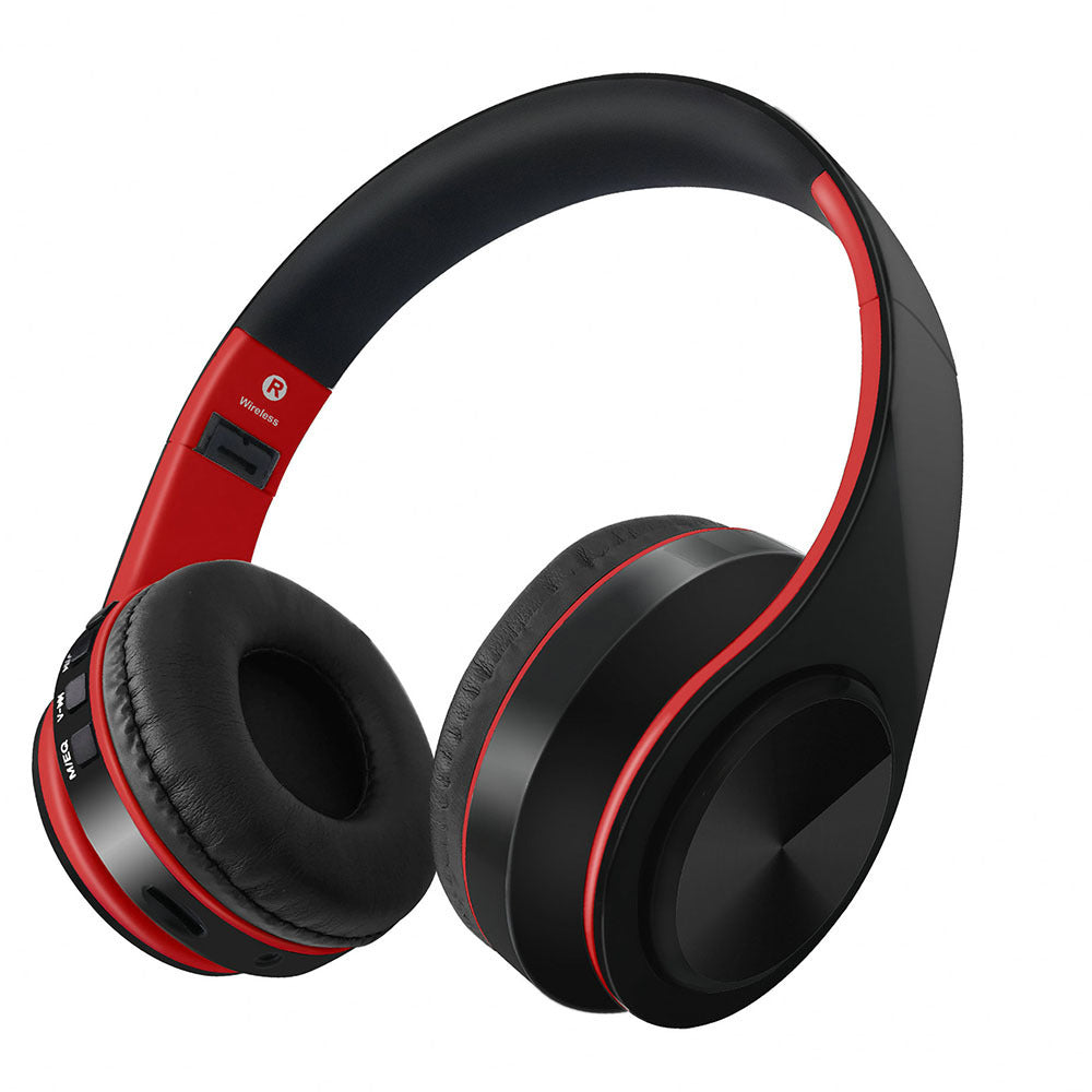 Гӯшмонакҳои бесими HIFI Гӯшмонаки Bluetooth стерео Гӯшмонаки мусиқӣ FM Card SD Гӯшмонакҳои варзишӣ бо микрофон барои компютер