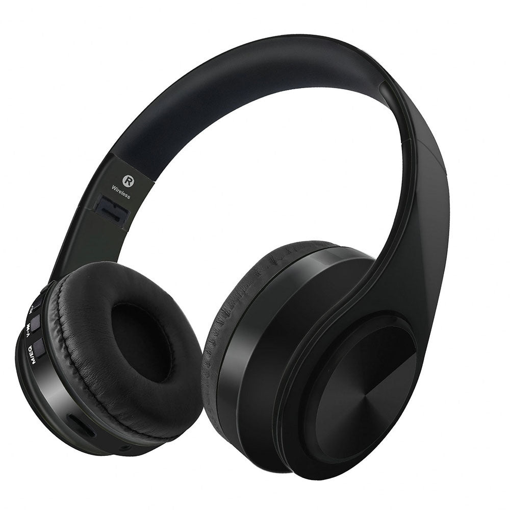 Гӯшмонакҳои бесими HIFI Гӯшмонаки Bluetooth стерео Гӯшмонаки мусиқӣ FM Card SD Гӯшмонакҳои варзишӣ бо микрофон барои компютер