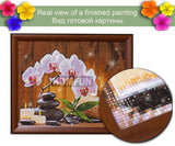 HOMFUN 5D Diamond Pattern Rhinestone Needlework Diy Diamond Painting Cross Stitch  Diamond Embroidery