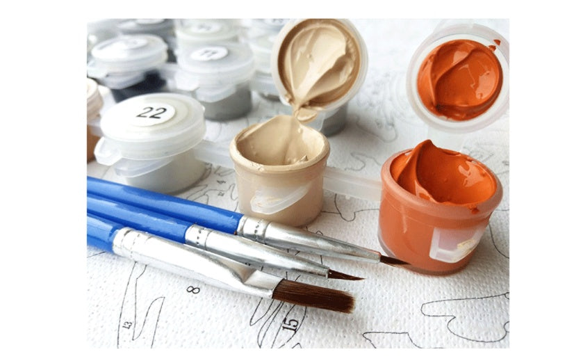 Hand-painted Colorful Painting 4050DIY Digital Oil Painting