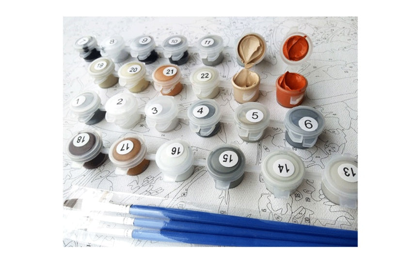 Hand-painted Colorful Painting 4050DIY Digital Oil Painting