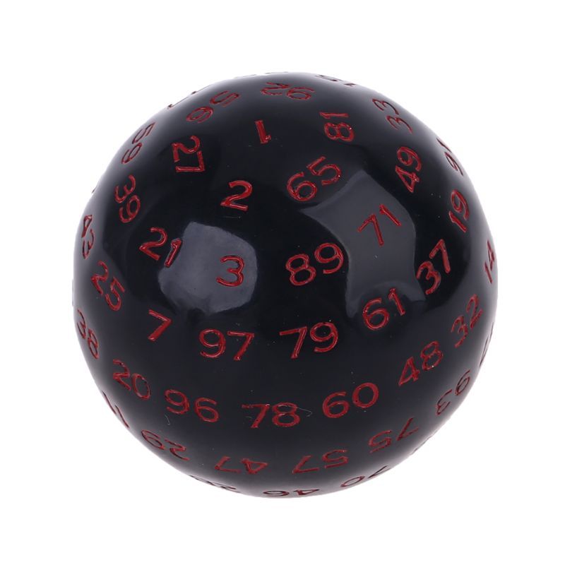 100-sided Dice 1-100 Digital Dice Multi-sided Sieve Running Group Board Game Accessories Addition And Subtraction Teaching Aids Game Props