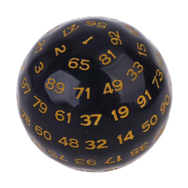 100-sided Dice 1-100 Digital Dice Multi-sided Sieve Running Group Board Game Accessories Addition And Subtraction Teaching Aids Game Props