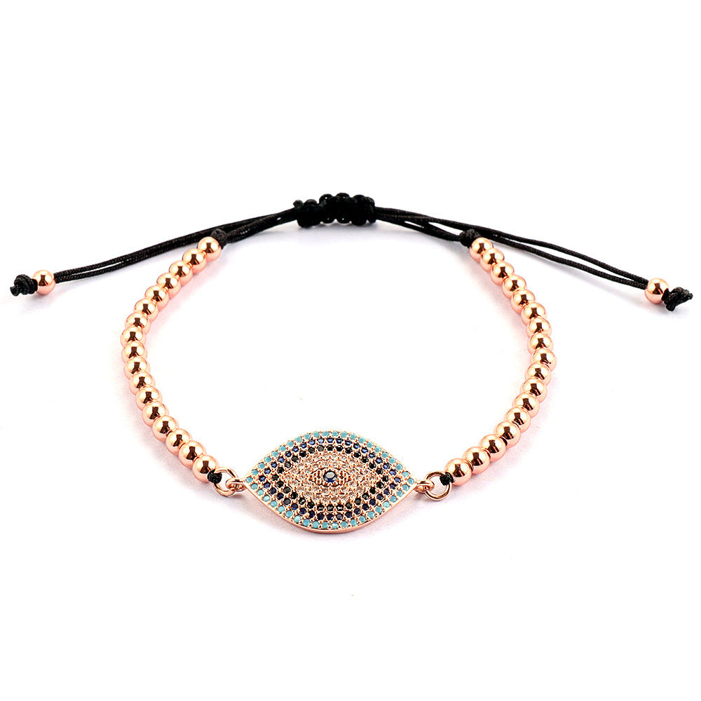 Custom Smart Turkey Blue Eyes Bracelet For Girls Jewelry