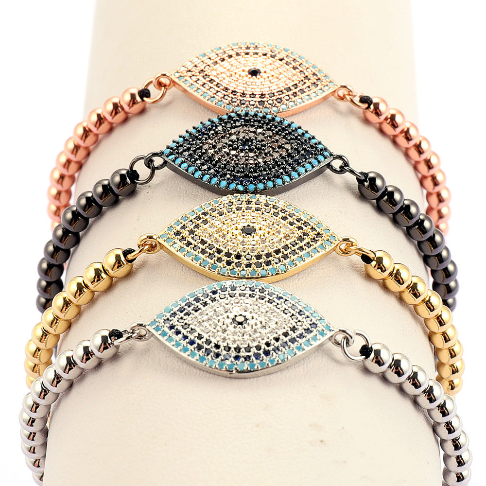 Custom Smart Turkey Blue Eyes Bracelet For Girls Jewelry