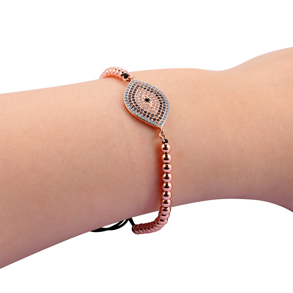 Custom Smart Turkey Blue Eyes Bracelet For Girls Jewelry