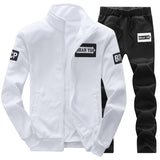 Jacket Men'S  Casual Trousers Two-Piece Sports Suit Young Students Spring And Autumn New Sweater