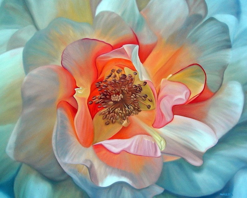 Digital  Flowers DIY Oil Painting For Adult Painting