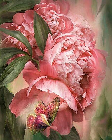 Digital  Flowers DIY Oil Painting For Adult Painting