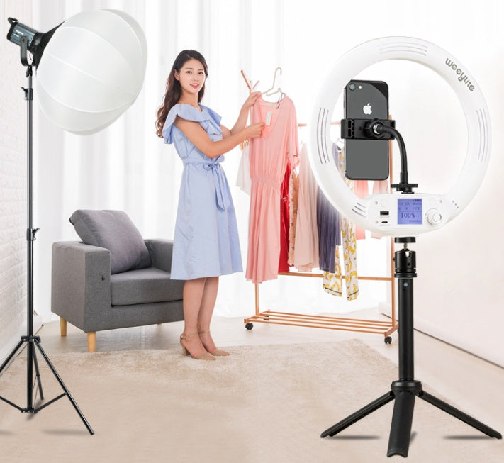 Small Portable Camera And Video Lighting