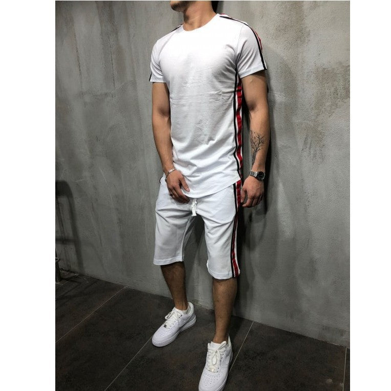 Casual Sports Shorts Short-sleeved T-shirt Men's Suit