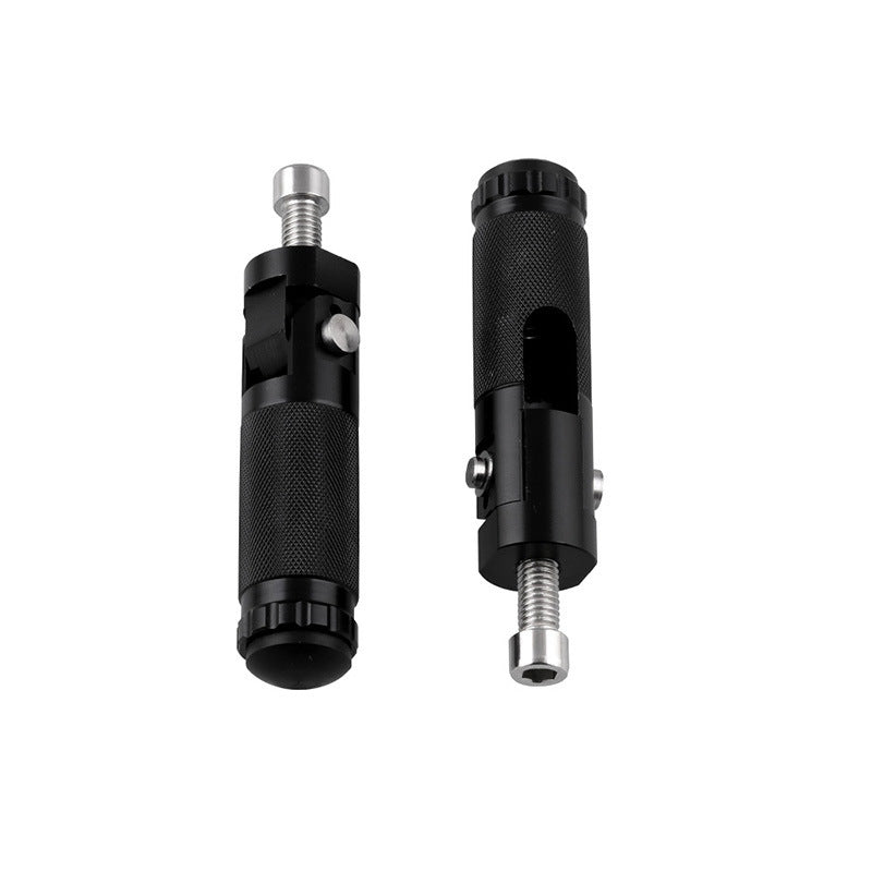 Motorcycle Pedal Pedal Aluminum Alloy Round Folding Pedal Motorcycle Modification Parts
