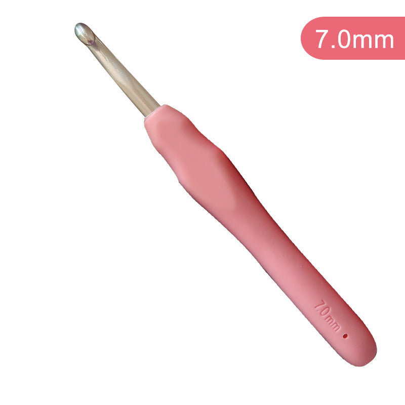 Soft Handle Metal Crochet Tool Set Diy Knitting Bag Sweater Needle